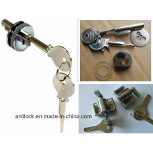 Serrure de porte en verre, Verrouillage de porte en laiton, Verrouillage de porte en verre, Serrure de porte Al-C001